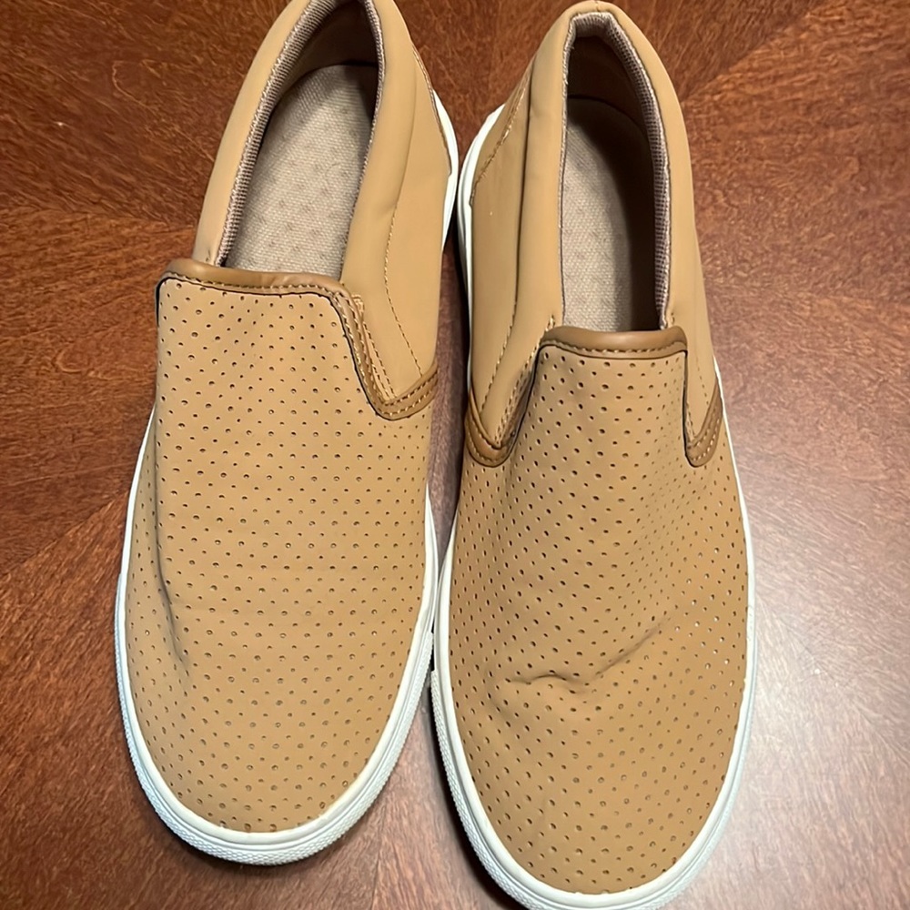 Tan shoes